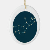 Virgo-Konstellation Keramik Ornament (Rechts)