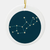 Virgo-Konstellation Keramik Ornament (Vorne)