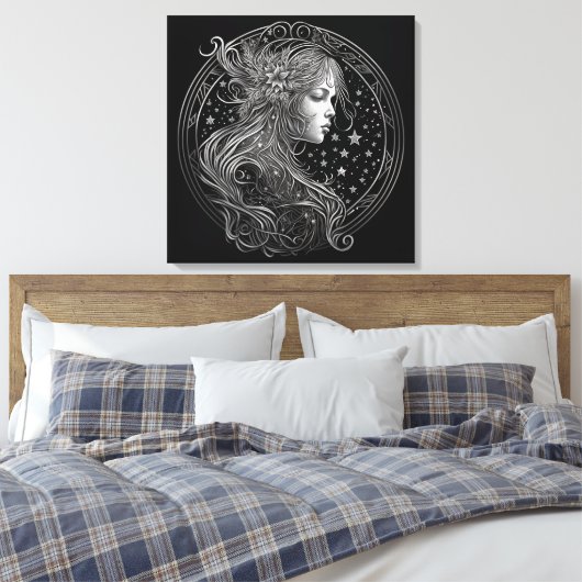 Virgo Leinwand Art (Insitu (Schlafzimmer))
