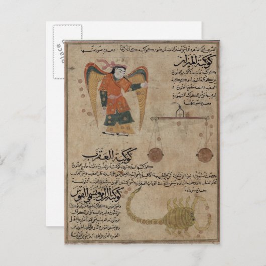 Virgo, Libra und Scorpio Postkarte (Vorne/Hinten)