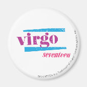 Virgo Lila Magnet (Vorne)
