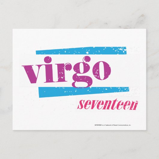 Virgo Lila Postkarte (Vorderseite)