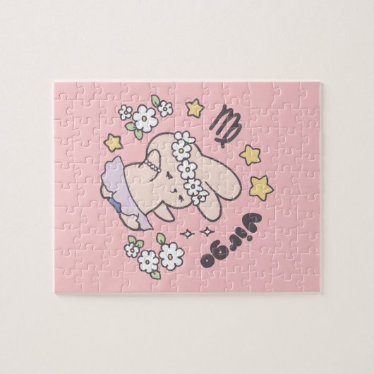 Virgo Loppi Tokki Bunny Zodiac Serie Puzzle (Horizontal)