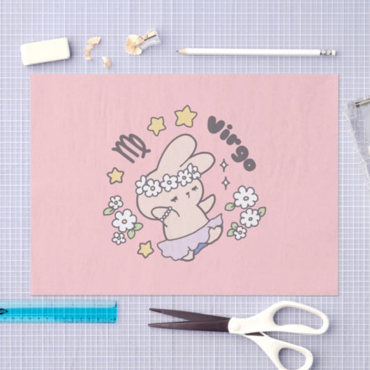 Virgo Loppi Tokki Bunny Zodiac Serie Seidenpapier (Handwerk)