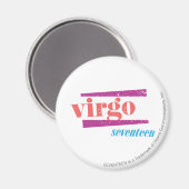 Virgo LtPink Magnet (Vorderseite/Rückseite)