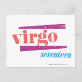 Virgo LtPink Postkarte (Vorderseite)