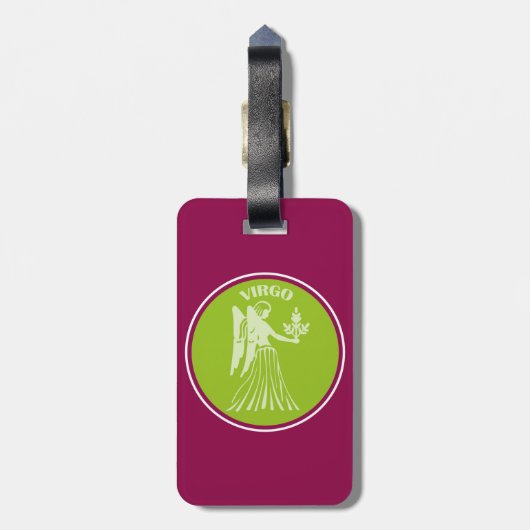 Virgo Luggage Tag Gepäckanhänger (Rückseite vertikal)
