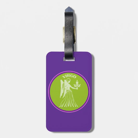 Virgo Luggage Tag Gepäckanhänger (Rückseite vertikal)