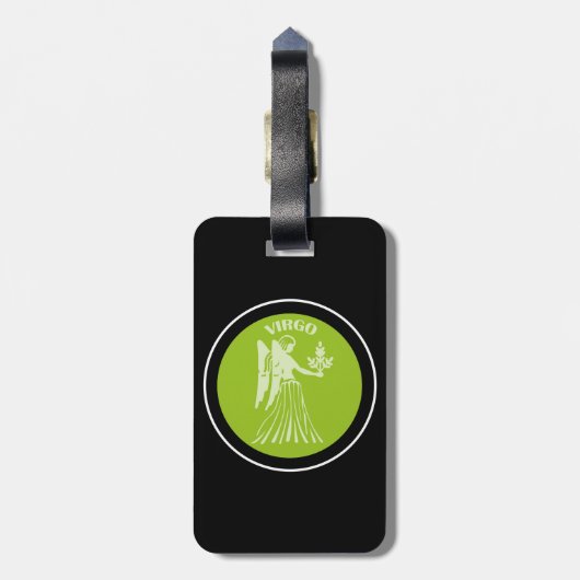 Virgo Luggage Tag Gepäckanhänger (Rückseite vertikal)