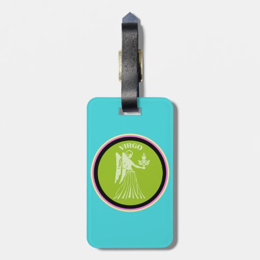 Virgo Luggage Tag Gepäckanhänger (Rückseite vertikal)