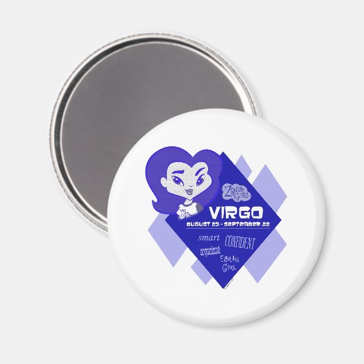 Virgo Magnet (Vorderseite/Rückseite)