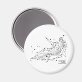 Virgo Magnet (Vorderseite/Rückseite)