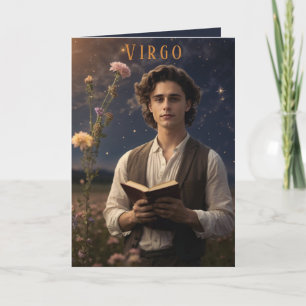 Virgo Male Geburtstagskarte Feiertagskarte