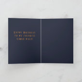 Virgo Male Geburtstagskarte Feiertagskarte (Innenseite)