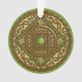 Virgo Mandala Acrylic Ornament (Vorderseite)