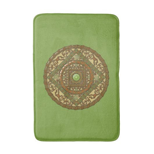 Virgo Mandala Bath Mat Badematte (Vorderseite Vertikal)