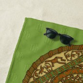 Virgo Mandala Beach Towel Strandtuch (Beispiel)