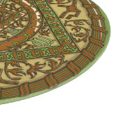 Virgo Mandala Glas Cutting Board Schneidebrett (Ecke)