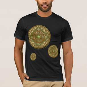 Virgo-Mandala Herren Dark-Shirt T-Shirt