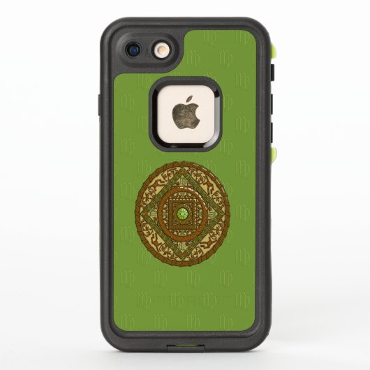 Virgo Mandala Lifeproof Case (Rückseite)