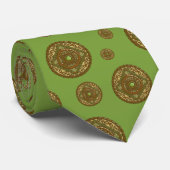 Virgo Mandala Men's Neck Tie Krawatte (Gerollt)