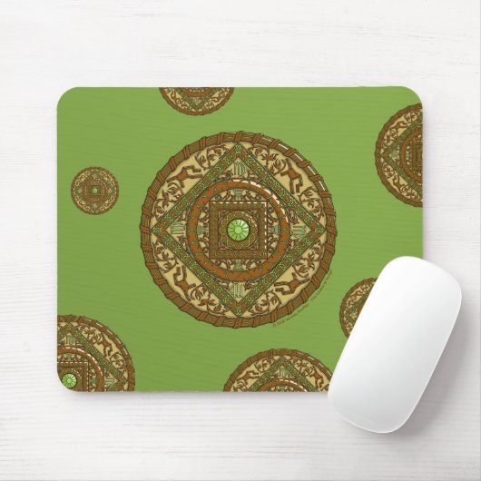 Virgo Mandala Mousepad (Mit Mouse)