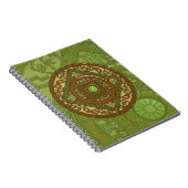 Virgo Mandala Notebook Notizblock (Rechte Seite)