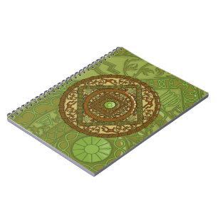 Virgo Mandala Notebook Notizblock