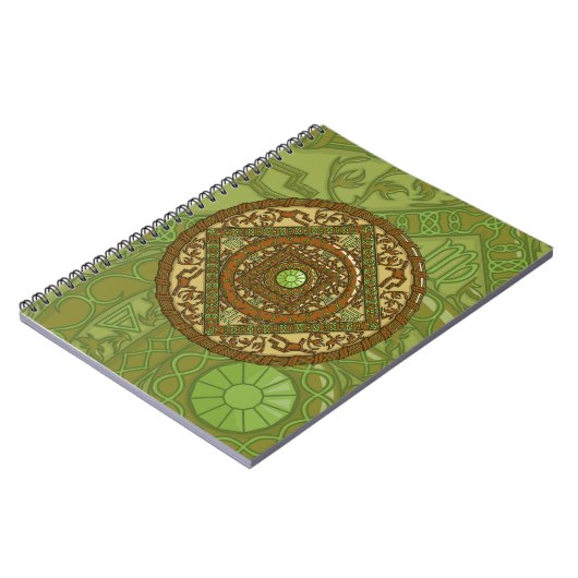 Virgo Mandala Notebook Notizblock (Linke Seite)