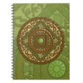 Virgo Mandala Notebook Notizblock (Vorderseite)