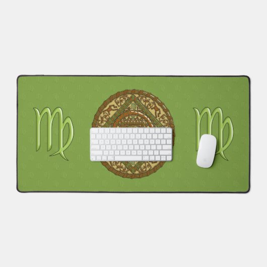 Virgo Mandala Schreibtischunterlage (Tastatur & Maus)
