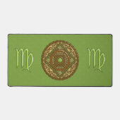 Virgo Mandala Schreibtischunterlage (Vorderseite)