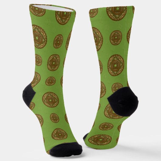 Virgo Mandala Socken (Gewinkelt)