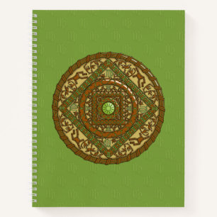 Virgo Mandala Spiral Notebook Notizbuch