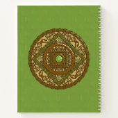 Virgo Mandala Spiral Notebook Notizbuch (Rückseite)