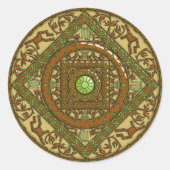 Virgo Mandala Sticker (Vorderseite)