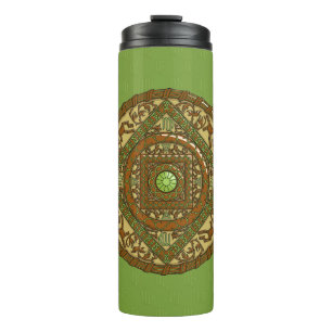 Virgo Mandala Thermal Tumbler Thermosbecher