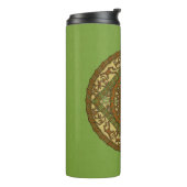 Virgo Mandala Thermal Tumbler Thermosbecher (Nach links gedreht)