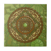 Virgo Mandala Tile Fliese (Vorderseite)