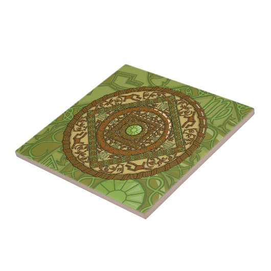 Virgo Mandala Tile Fliese (Seite)