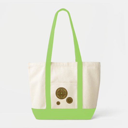 Virgo Mandala Tote Bag Tragetasche (Vorne)