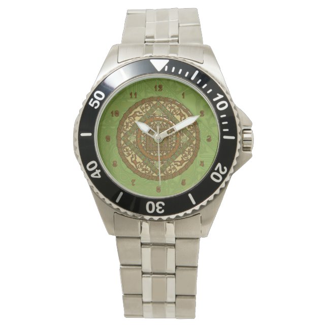 Virgo Mandala Watch Armbanduhr (Vorderseite)