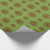 Virgo Mandala Wrapping Paper Geschenkpapier (Ecke)