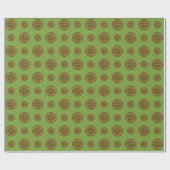 Virgo Mandala Wrapping Paper Geschenkpapier (Flach)