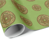 Virgo Mandala Wrapping Paper Geschenkpapier (Rolleneckpunkt)
