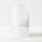 Virgo Mattglas Bierglas (Vorderseite Links)
