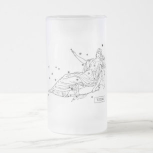 Virgo Mattglas Bierglas