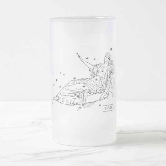 Virgo Mattglas Bierglas (Mittel)