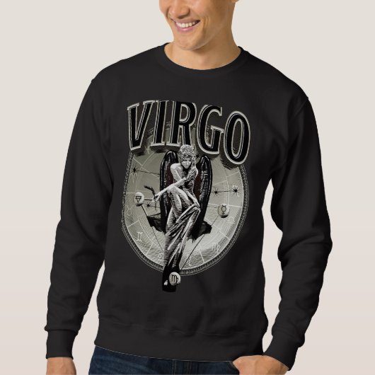 Virgo Men Zodiac Sign Virgo Sweatshirt (Vorderseite)