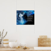 Virgo-Merkmale Poster (Küche)